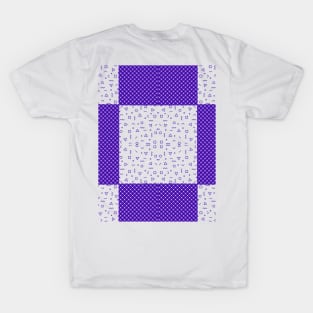 Block Pattern Design T-Shirt